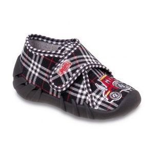 Befado Albert Black Multi InfantG Slippers 19 NEW